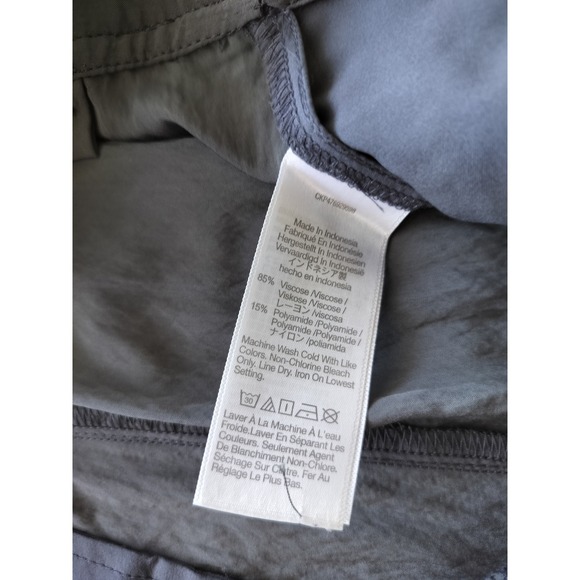 Madewell Women's Thunder Cloud The Harlow Wide Leg Cargo Pants Size 6 - Picture 13 of 13